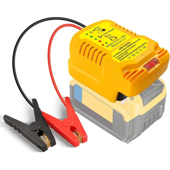 11AWG Jumper Cables Jump Charger for Dewalt 18V 20V Battery 30A Jump Starter