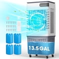 thumbnail image 1 of UrbanSync Evaporative Air Cooler, 3d Cooling, 13.5 Gallon Tank, 3 Speeds, 12 Hour Timer, 4 Ice Boxes, Indoor or Outdoor Use, 1 of 8