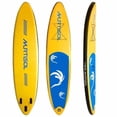 thumbnail image 1 of 11FT Inflatable Stand up Paddle Board Ultra-Thick Durable PVC w/Premium SUP Accessories & Carry Bag |upgraded paddle boards w/ 3 Fish Fin for Paddling |Up to 350LB, 1 of 6