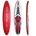 thumbnail image 1 of 11FT Inflatable Stand up Paddle Board Ultra-Thick Durable PVC w/Premium SUP Accessories & Carry Bag |upgraded paddle boards w/ 3 Fish Fin for Paddling |Up to 350LB, 1 of 6