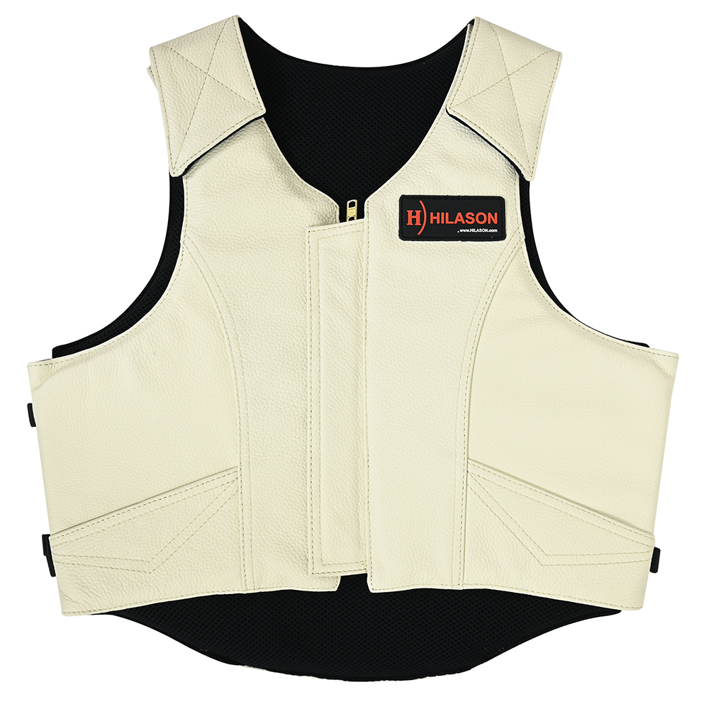11HS Medium Bull Riding Vest Hilason Bull Rodeo Leathergear Equipment