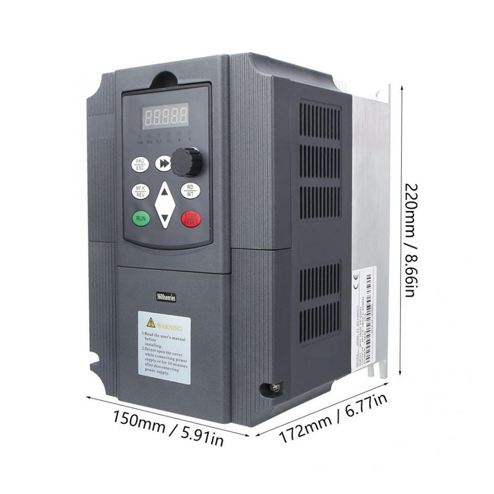 11KW 220 To 380V VFD Frequency Inverter 1 Phase Input To 3Phase Output ...