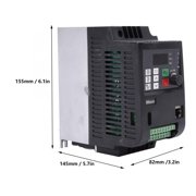 11KW 220 To 380V VFD Frequency Inverter 1 Phase Input To 3Phase Output Motor Speed Control Frequency Drive Converter 50/60Hz