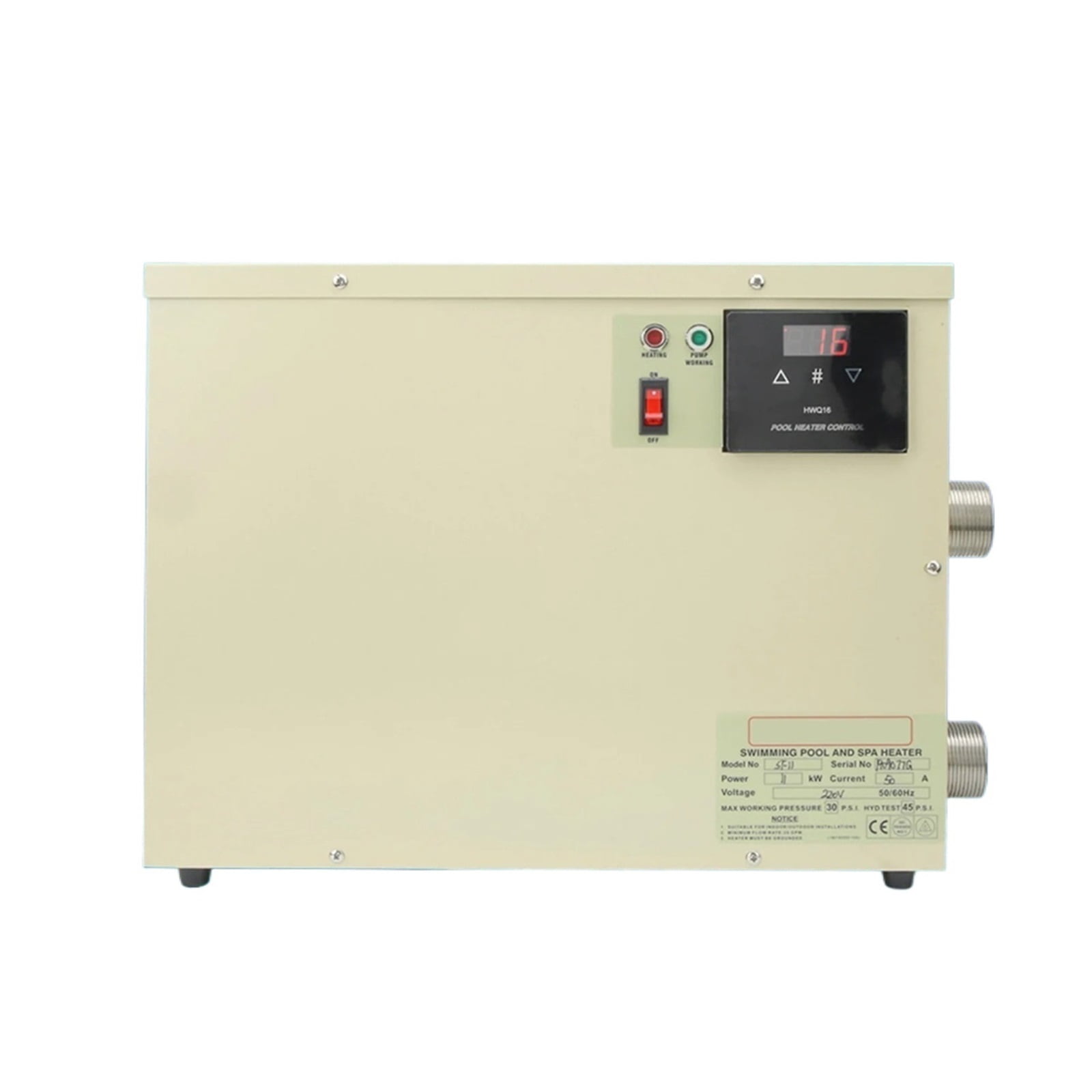 11KW Waterproof Intelligent Digital Water Heater Thermostat with Touch Controller for Bathtub Swimming Pool SPA ,Tool