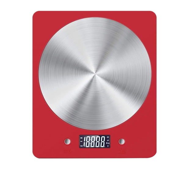 11Lb/5Kg Electronic Digital Kitchen Cooking Food Scale with LCD Display,Slim ,,Kitchen,Christmas Gift-Red