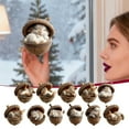 thumbnail image 1 of 11PC Forest Animal Acorn Ornaments 3IN Cozy Forest Woodland Christmas Ornaments for Christmas Tree Pine Cone Animal Decor, Squirrel Acrylic Hanging Ornament for Home Decor, 1 of 9