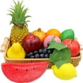 thumbnail image 1 of 11PCS Artificial Lifelike Fruits Simulation Pineapple Watermelon Lemon Peach Snake Fruit Pomegranate Orange Grape Pear Apple, 1 of 3