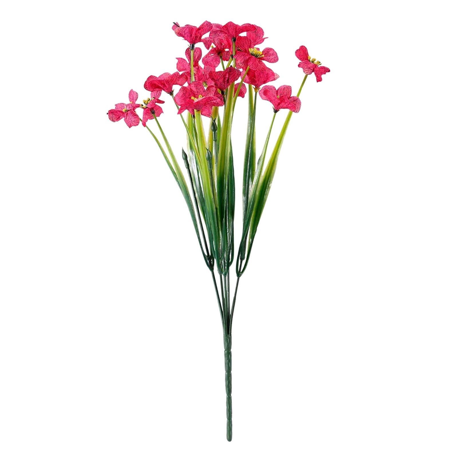 11PCS Faux Flower Latex Real Bridal Wedding Bouquet Home Decoration