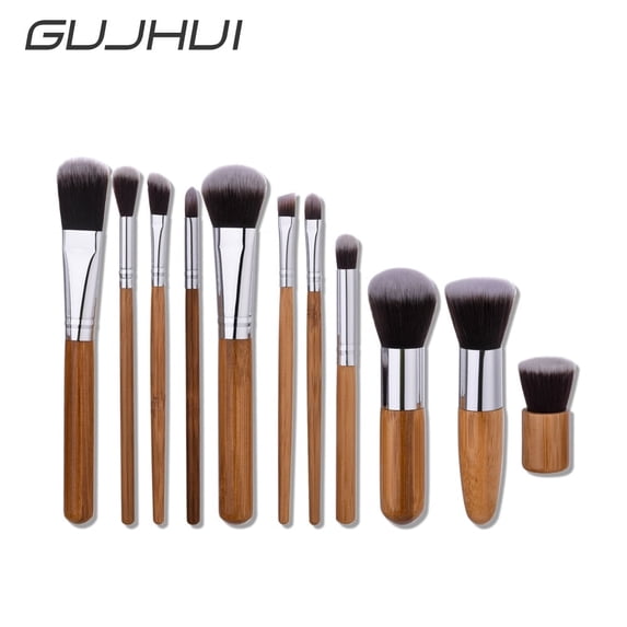 11PCS Makeup Pencil Blending Brushes Set - Eye Shadow Eyeliner Foundation Cosmetic Brush Kit, Make Up Brushes Set, Makeup Brushes & Tools, Professional Makeup Brush Set, Small Cosmetic Brush Set