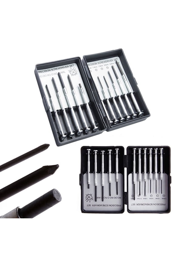 11PCS Micro Precision Screwdriver Set Mini Jewellers Dswy Glasses Watch D1X4