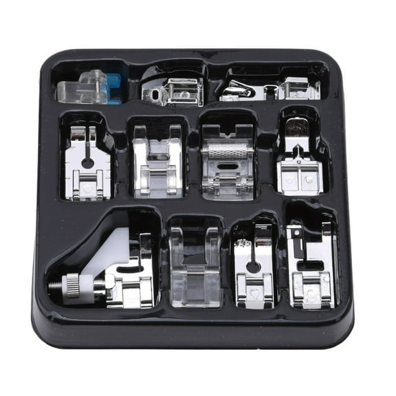 11PCS Sewing Machine Snap-On Presser Walking Foot Kit for Brother, Singer Sewing Machine Accessories