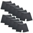 thumbnail image 1 of 11PK Mens Performance Boxer Briefs Breathable Comfort Waistband Underwear Shorts, 1 of 4