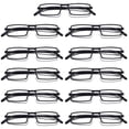 thumbnail image 1 of 11PK Mens Womens Unisex Unbreakable Reading Glasses Blue Light Blocking Readers, 1 of 8