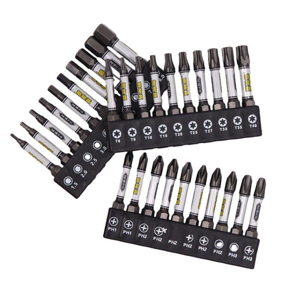 11Pcs 1/4 Screwdriver Bit Sets Magnetic Cross Hexagonal Torx Head With Bit Holder Suitable For Sockets Switchs Power Tools B Fangkenuo