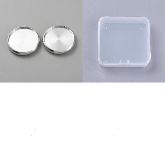 11Pcs Aluminium Alloy Planner Disc 1.2 Inch Platinum Discbound Disc Solid Binding Disc for Notebooks Planner Making Scrapbooking Supplies