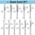 thumbnail image 1 of 11Pcs Diamond Burr Stone Carving Grinding Bits 1/8" Shank for Dremel Rotary Tool, 1 of 5