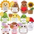 thumbnail image 1 of 11Pcs Emotional Support Knitted Doll, Crochet Pickle Plush Partner Cute Birthday Gifts Unique Office Decor Office Gifts for Adult, 1 of 6