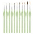 thumbnail image 1 of 11Pcs Fine Detail Paint Brush Miniature Brushes for Acrylic Watercolor Gouache Oil Face Painting Scale Model Figurines, 1 of 4