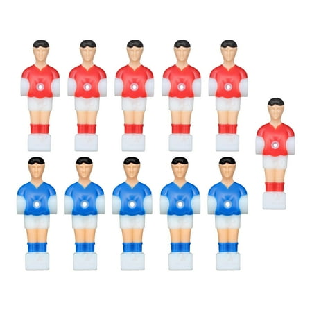 11Pcs Foosball Men Replacement, Soccer Table Player Table Football Men Football Players Table Soccer Men for Indoor Games, Home