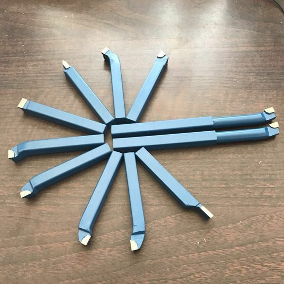 11Pcs/Kit 10Mm 12Mm Carbide Tip Cutting Turning Boring Bit Mini Metal Lathe Tool Carbide For Metal Working Lathe Thread Milling 10X10Mm Smile Home