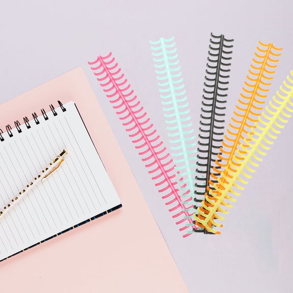 11Pcs Manual Open and Close Comb Binding Spine for Binder School Use