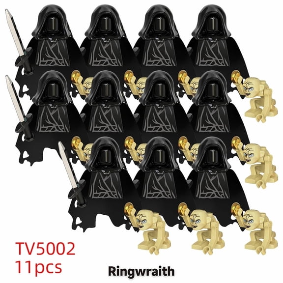 11Pcs Medieval Elf Guard Figures – LOTR Mini Building Blocks Set for Fantasy Castle Scene, DIY Assembly Toy Gift for Fans