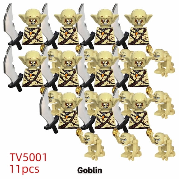 11Pcs Medieval Elf Guard Figures – LOTR Mini Building Blocks Set for Fantasy Castle Scene, DIY Assembly Toy Gift for Fans