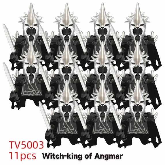 11Pcs Medieval Elf Guard Figures – LOTR Mini Building Blocks Set for Fantasy Castle Scene, DIY Assembly Toy Gift for Fans