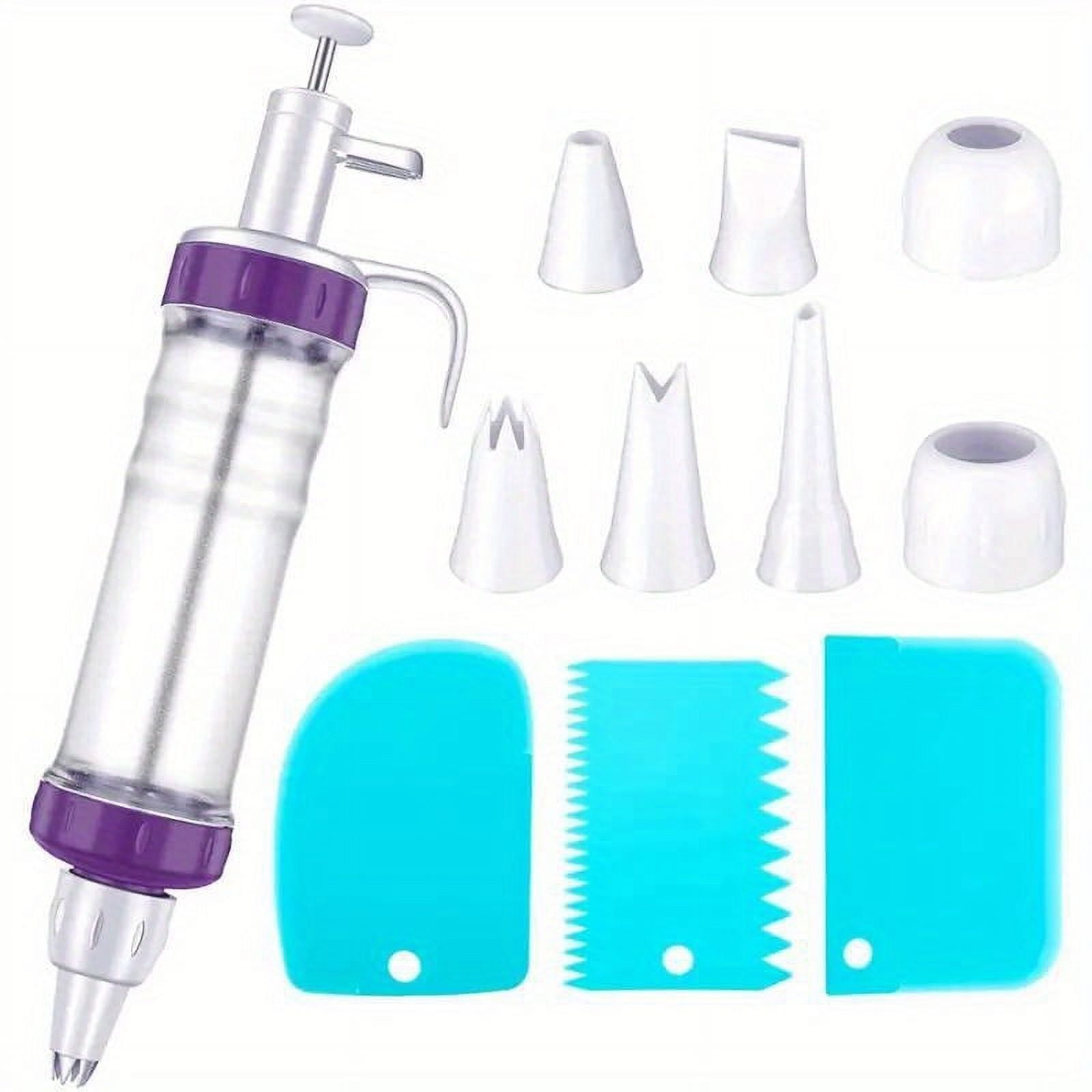 11Pcs/Set Dessert Decorating Syringe Set, 1 Icing Dispenser Cupcake
