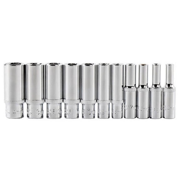 11Pcs Socket Adapter Hex Socket Wrench Heads Ratchet Tool 4-14mm For Driver Socket Wrenches Hexagonal Long Sleeve