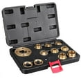 thumbnail image 1 of 11Pcs Woodworking Router Bushing Guide 10-30mm Copper Premium Router Guide Bushes, 1 of 5