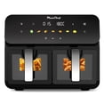 thumbnail image 1 of 11QT Dual Air Fryer, Double Basket Air Fryer with 2×5QT Baskets, Digital Touchscreen Control, Easy-View Window, SyncCook Function, Cook 2 Dishes at Once for Family of 4-6, 1700W, 1 of 6