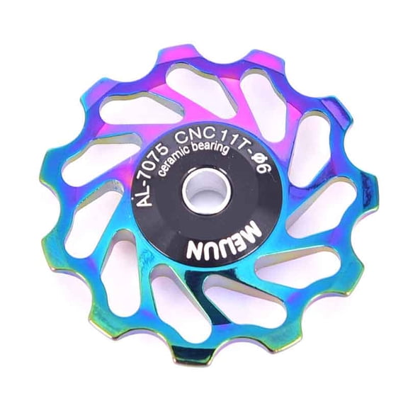 11T 13T Bike Ceramic Pulley Aluminum Alloy Rear Derailleur Bearing Jockey Wheel