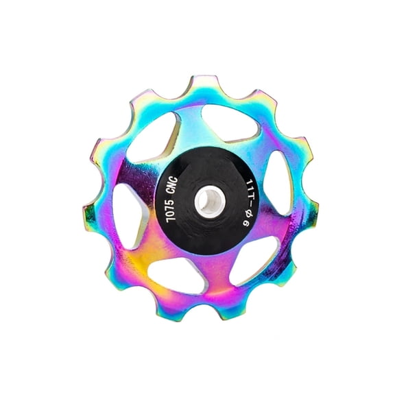 11T Bicycles Rear Derailleur Pulley Bikes Rear Derailleur Pulley Sealed Bearing Wheel Aluminum Alloy Shift Guide Wheel