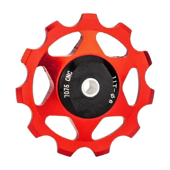 11T Bicycles Rear Derailleur Pulley Bikes Rear Derailleur Pulley Sealed Bearing Wheel Aluminum Alloy Shifts Guide Wheel