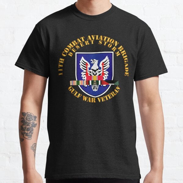 11Th Combat Aviation Brigade W Ds Svc Ribbons Wo Dropshadow Classic T ...