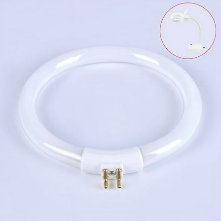 11W T4 Round Annular Tubes Lamps Bulb Fluorescent Ring Lamp Tube With 4 Pins