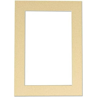  11x14 Mat Bevel Cut for 9x12 Photos - Acid Free Tan Precut  Matboard With Backing Board and Crystal Clear, Self Seal Photo Mat Bag -  For Pictures, Photos, Framing - 4-ply