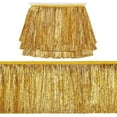 thumbnail image 1 of 11Yards Golden Metallic Fringe Trim 6 Inch Wide Tinsel Fringe Tinsel Trim Garland Dance Fringe Trim Polyester Tassel Lace Ribbon Macrame Lace Ribbon, 1 of 6