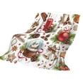 thumbnail image 1 of XINSHIDE Flannel Blanket Air Conditioning Blanket Padded Blanket Blanket Nap Blanket For Children Navidad, 1 of 4