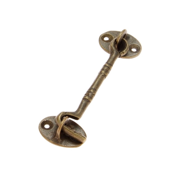 11cm Antique Bronze Wind Brace Cabin Hook for Window Cabinet Door Window Stay Catch Eye Bolt Hasp