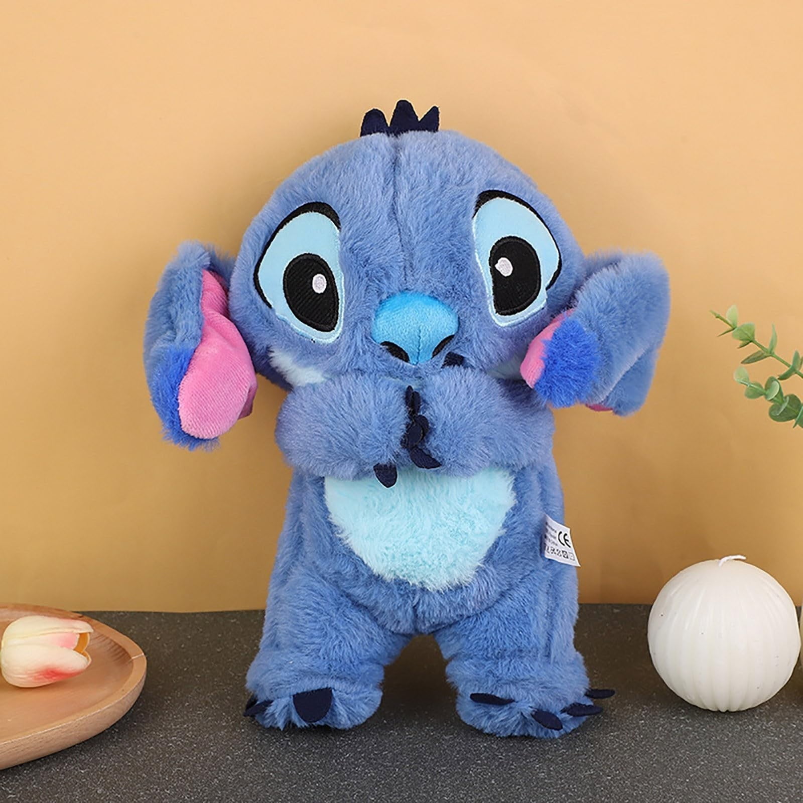 11in Anxiety Relief Breathing Stitch Plush, Cartoon Stitch Plushies ...