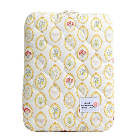 11inch/13/15inch Laptop Carrying Case Shockproof Computer Covers Bag Quilted Laptop Protective Bag for School Work Business