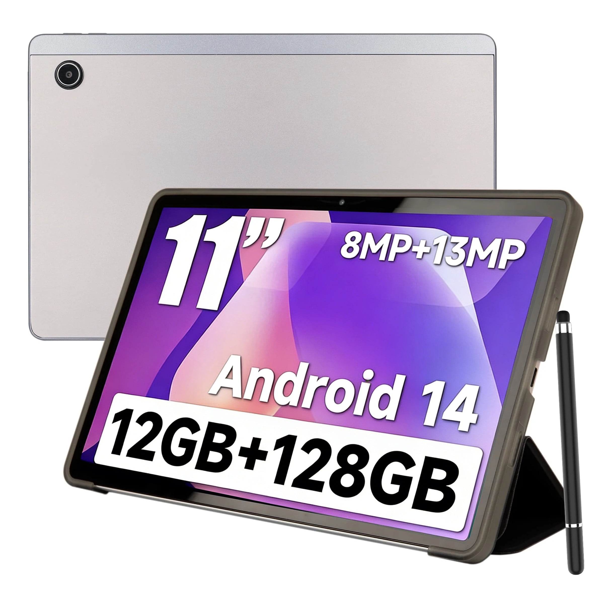 11inch 2K Tablet Android 14 with Octa-Core Processor,12GB RAM