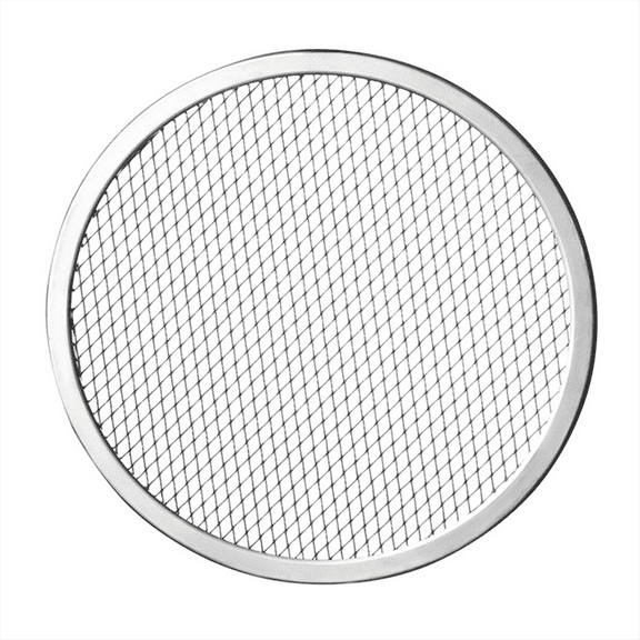 11inch Aluminum Seamless Rim Pizza Baking Screen - Perfect Crisp, Enhanced Airflow