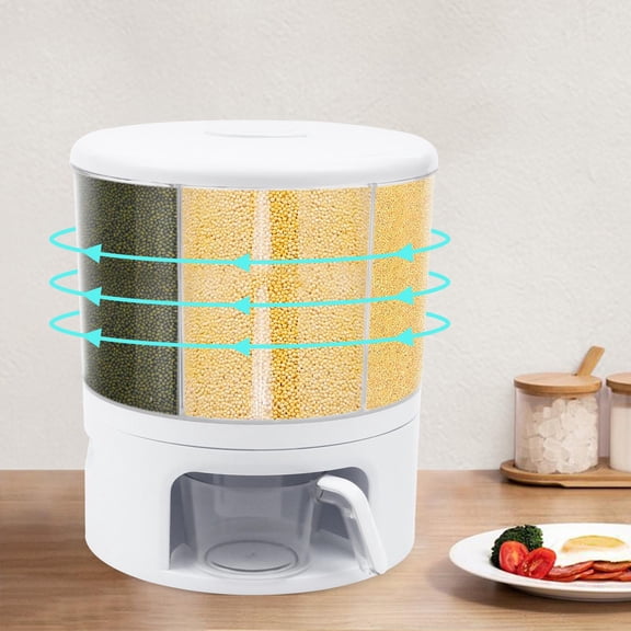 11kg Cereal Dispenser 360° Rotary Dispenser Cereal Dispenser With Removable Top Lid