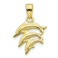 thumbnail image 1 of 11mm 10k Dolphin Charm - .6 Grams, 1 of 2