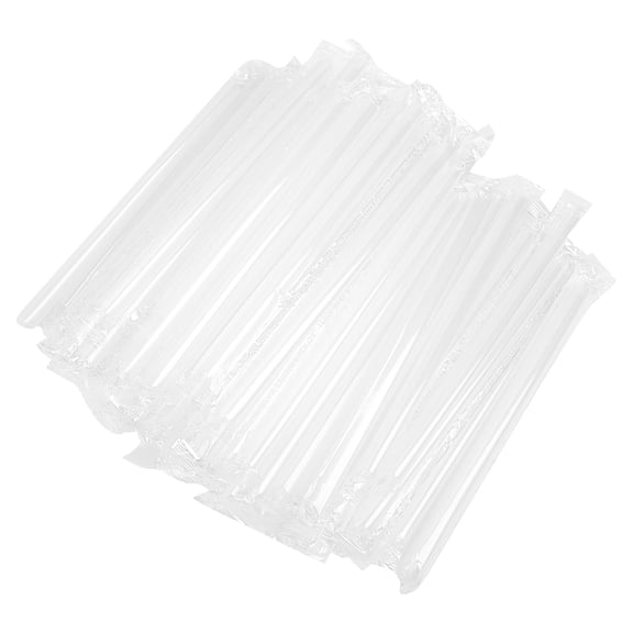 11mm Disposable Straws Colorful Black Wedding Birthday Party Bar Drink Plastic Milk Tea Juice Milkshake Bubble Tea Coarse Straw
