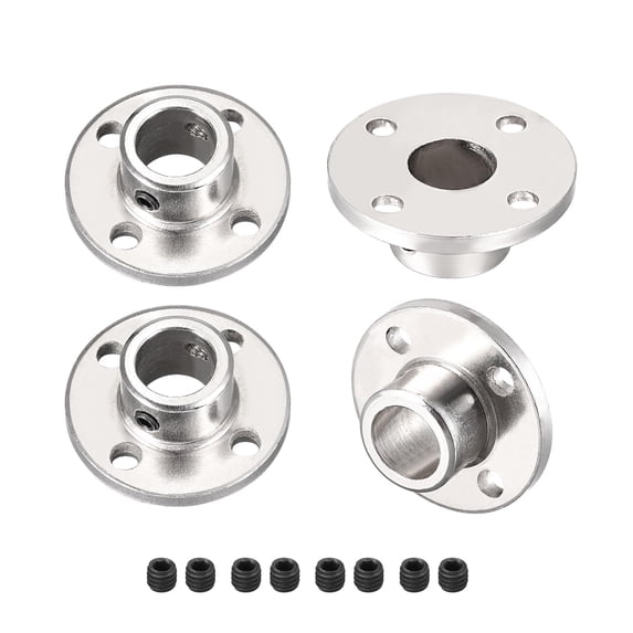 11mm Inner Dia H13*D16 Rigid Flange Coupling Motor Guide Shaft Coupler Connector for DIY Parts 4Pcs