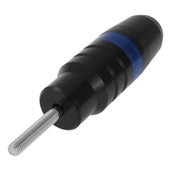 11mm Motorcycle Slider Frame Aluminum Alloy Plastic Wheel Fairing Protection Crash Pad Protector Guard 47mm 135mm Bolt Blue 1 Set